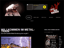 Tablet Screenshot of metal-train.de